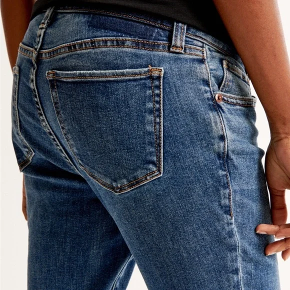 Abercrombie & Fitch maternity super skinny ankle Jean 26 - Picture 5 of 9